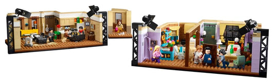 MOC Ideas Mieszkania z serialu Przyjaciele 10292 | 2048 el. + 7 Figurek