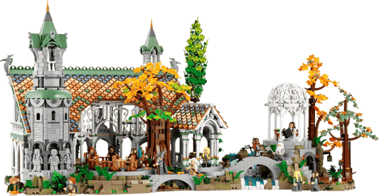MOC The Lord of the Rings Rivendell 10316 | 6167 el. + 15 Figurek