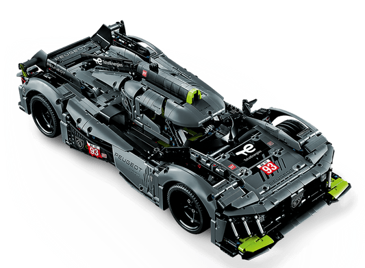 MOC Technic PEUGEOT 9X8 24H Le Mans Hybrid Hypercar 42156 | 1775 elementów