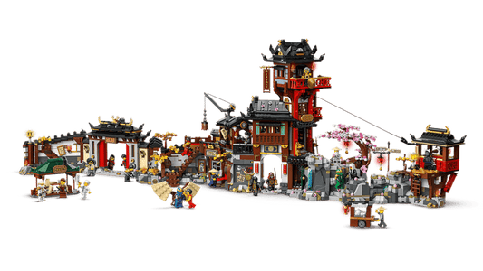 MOC NINJAGO The Old Town - 15th Anniversary 71861 | 4851 el. + 23 Figurki