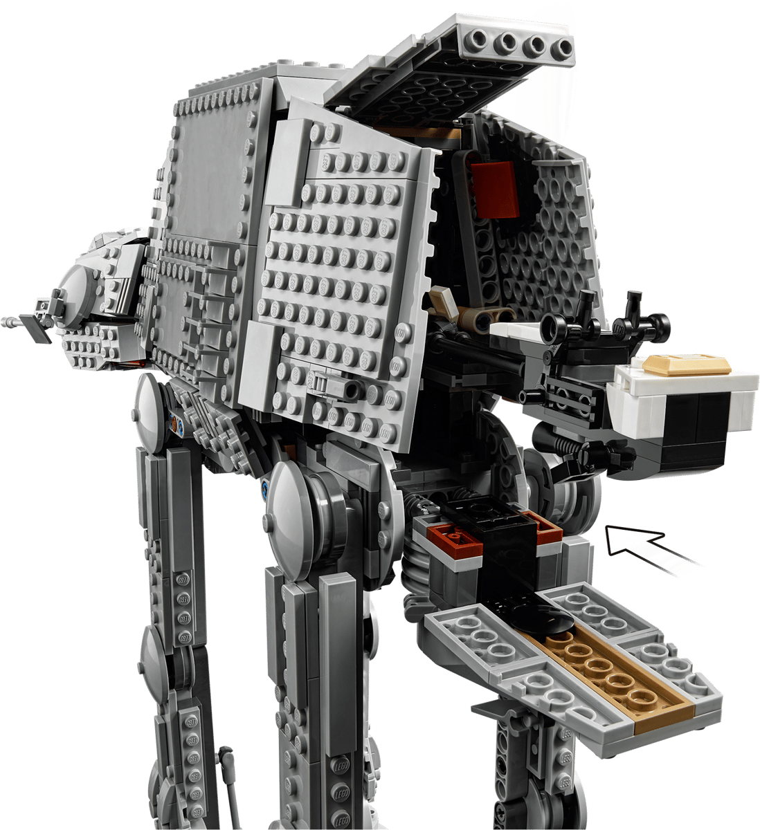 MOC Star Wars AT-AT 75288 | 1267 elementów + 6 Figurek