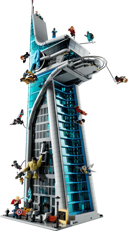 MOC Marvel Avengers Tower 76269 | 5201 el. + 31 Figurek