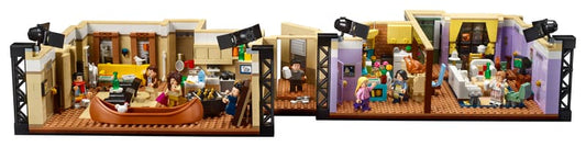 MOC Ideas Mieszkania z serialu Przyjaciele 10292 | 2048 el. + 7 Figurek