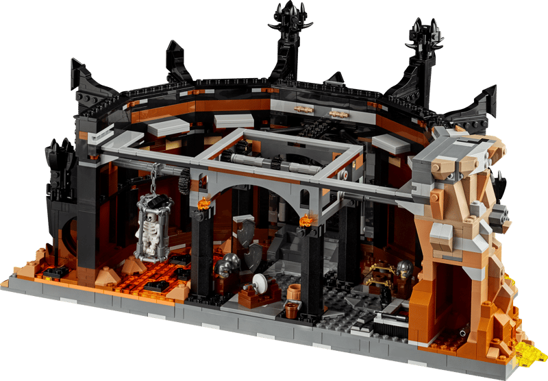 MOC The LOTR Barad-dûr 10333 | 5471 el. + 10 Figurek