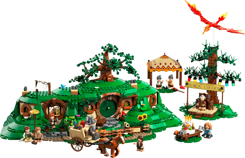 MOC The Lord of the Rings The Shire 10354 | 2779 el. + 9 Figurek