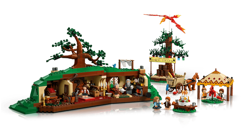 MOC The Lord of the Rings The Shire 10354 | 2779 el. + 9 Figurek