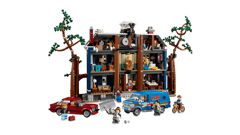 MOC Stranger Things: Dom Creelów 11370 | 2593 el. + 13 Figurek