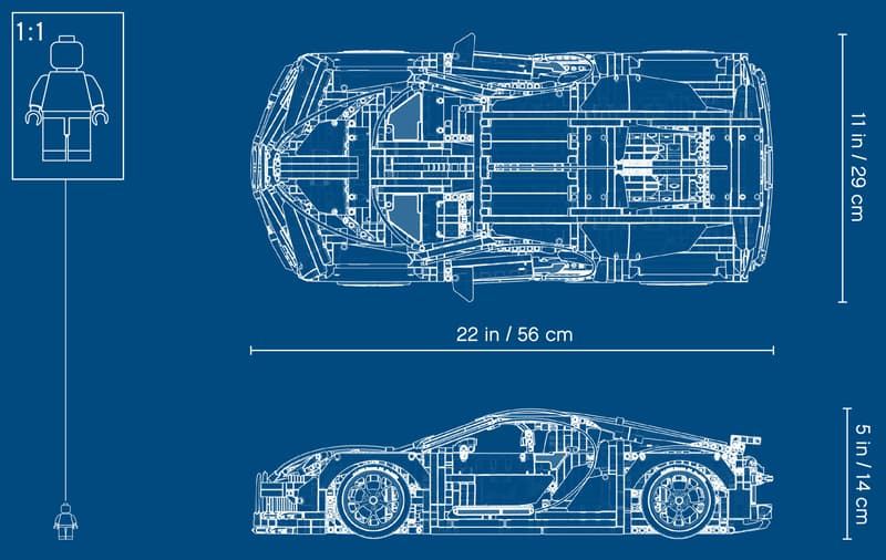 MOC Technic Bugatti Chiron 42083 | 3599 el.