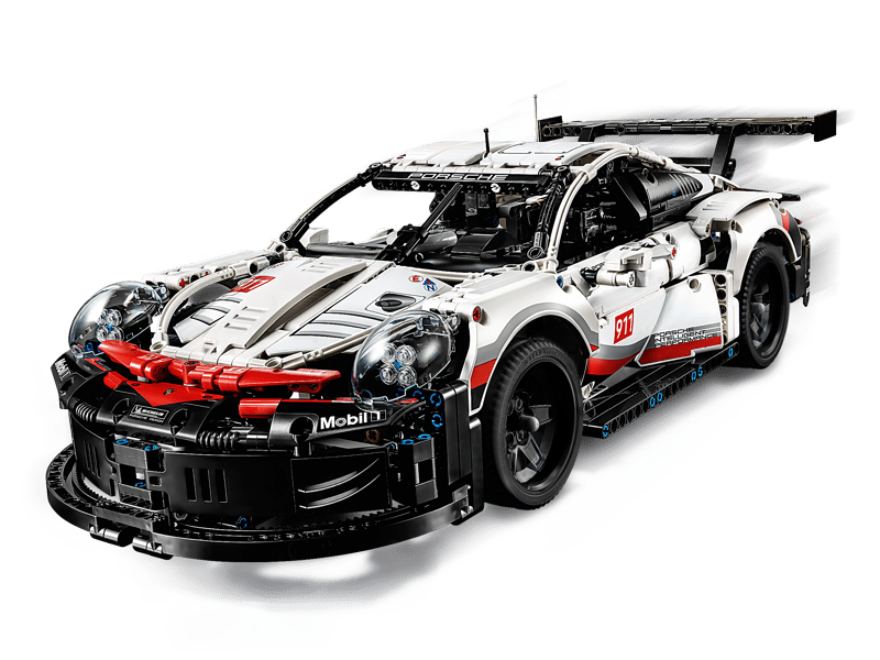 MOC Technic Wyścigowe Porsche 911 RSR 42096 | 1580 elementów