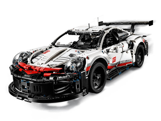MOC Technic Wyścigowe Porsche 911 RSR 42096 | 1580 elementów