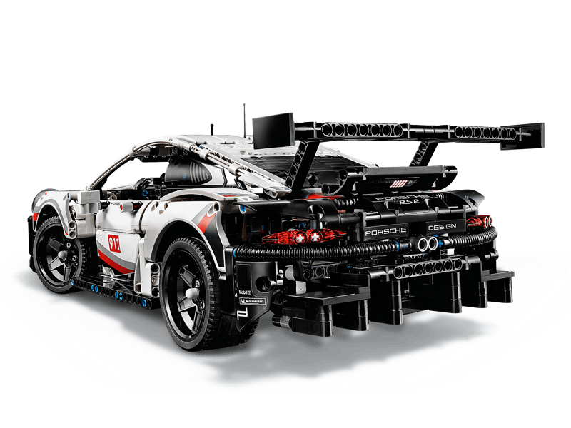 MOC Technic Wyścigowe Porsche 911 RSR 42096 | 1580 elementów