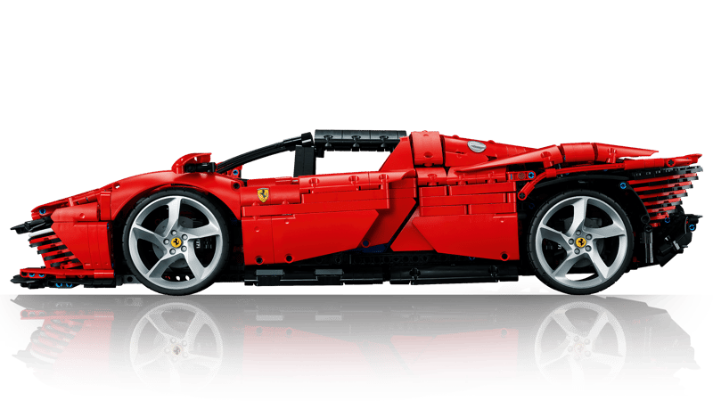 MOC Technic Ferrari Daytona SP3 42143 | 3778 el. + 0 Figurek