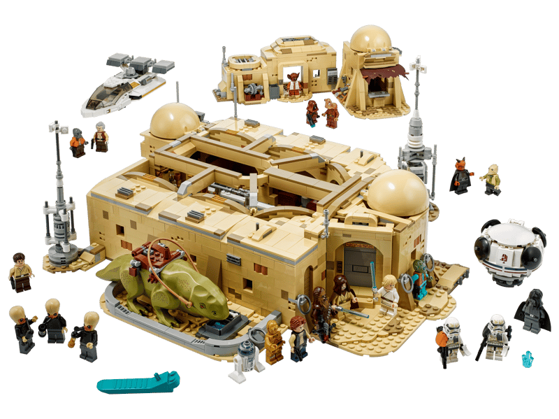 MOC Star Wars Mos Eisley Cantina 75290 | 3187 el. + 21 Figurek