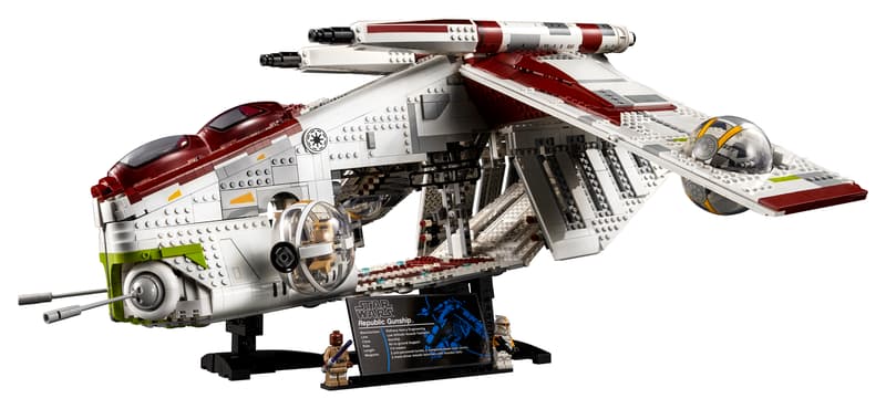 MOC Star Wars Republic Gunship 75309 | 3292 el. + 7 Figurek