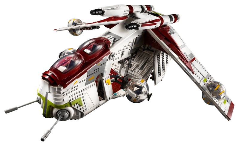 MOC Star Wars Republic Gunship 75309 | 3292 el. + 7 Figurek