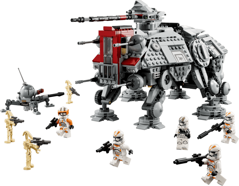 MOC Star Wars AT-TE Walker 75337 | 1082 el. + 8 Figurek