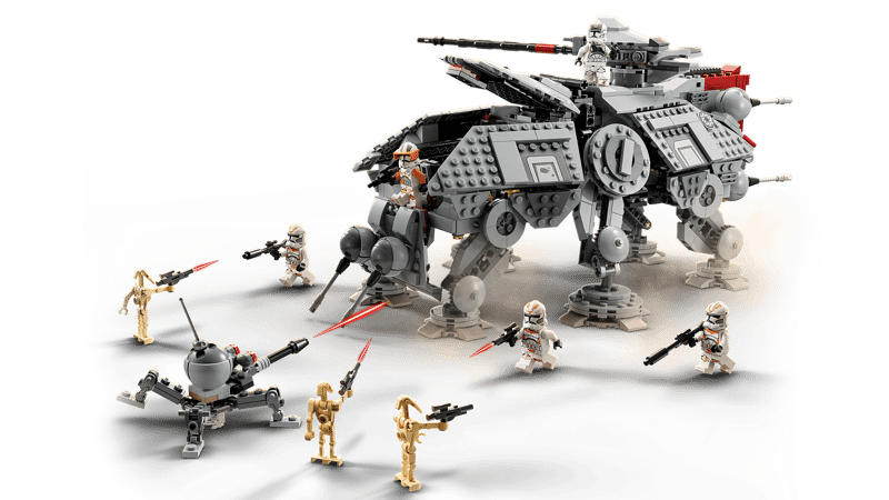 MOC Star Wars AT-TE Walker 75337 | 1082 el. + 8 Figurek