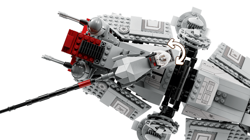 MOC Star Wars AT-TE Walker 75337 | 1082 el. + 8 Figurek