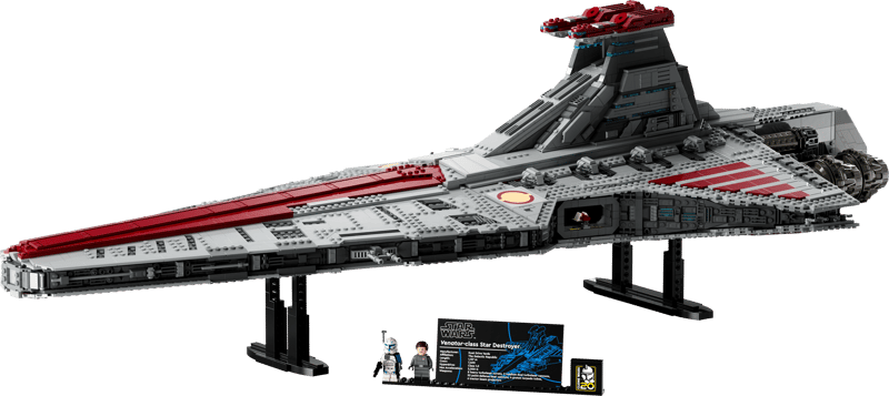 "MOC" Star Wars Venator (75367) | 5374 el. + 2 Figurki