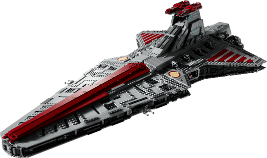 "MOC" Star Wars Venator (75367) | 5374 el. + 2 Figurki