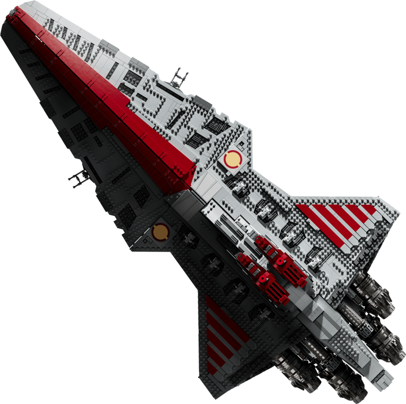 "MOC" Star Wars Venator (75367) | 5374 el. + 2 Figurki