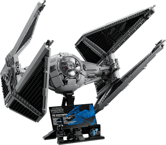MOC Star Wars TIE Interceptor UCS 75382 | 1931 el. + 1 minifigurka