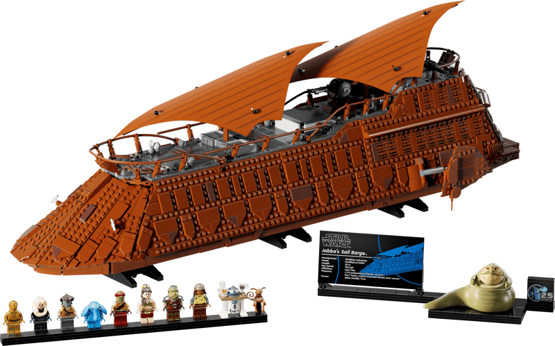 MOC Star Wars Jabba's Sail Barge 75397 | 3942 el. + 11 Figurek