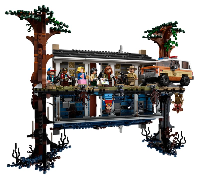 MOC Stranger Things Upside Down 75810 | 2287 el. + 8 Figurek