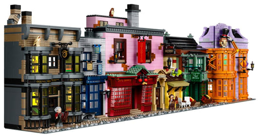 MOC Harry Potter Diagon Alley 75978 | 5544 el. + 14 Figurek