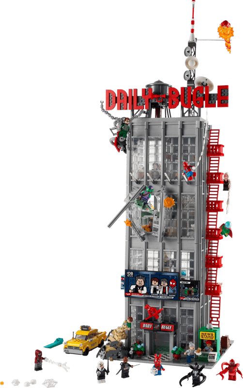 MOC Marvel Daily Bugle 76178 | 3772 el. + 25 Figurek
