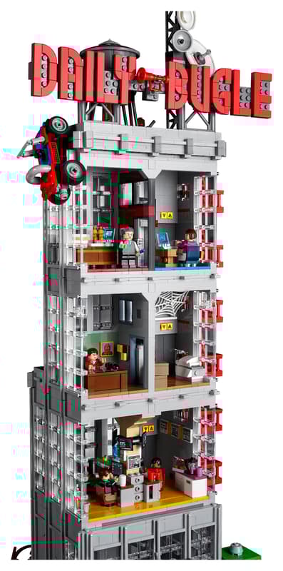 MOC Marvel Daily Bugle 76178 | 3772 el. + 25 Figurek
