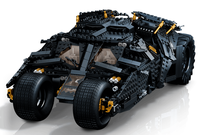 MOC DC Batman Batmobile Tumbler 76240 | 2049 el. + 2 Figurki