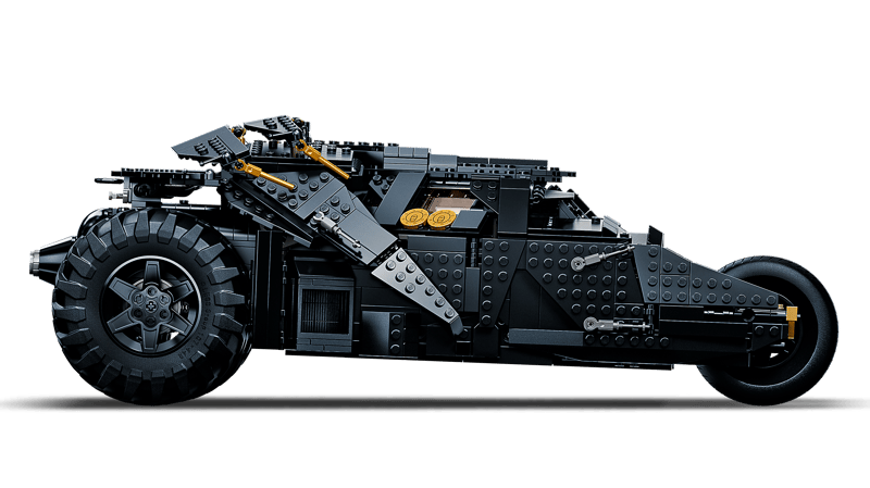 MOC DC Batman Batmobile Tumbler 76240 | 2049 el. + 2 Figurki