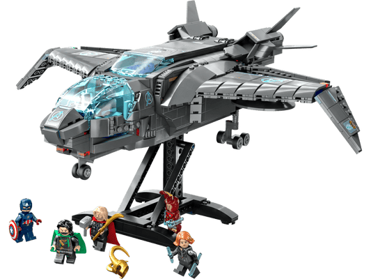 MOC Marvel Avengers Quinjet 76248 | 795 el. + 5 Figurek
