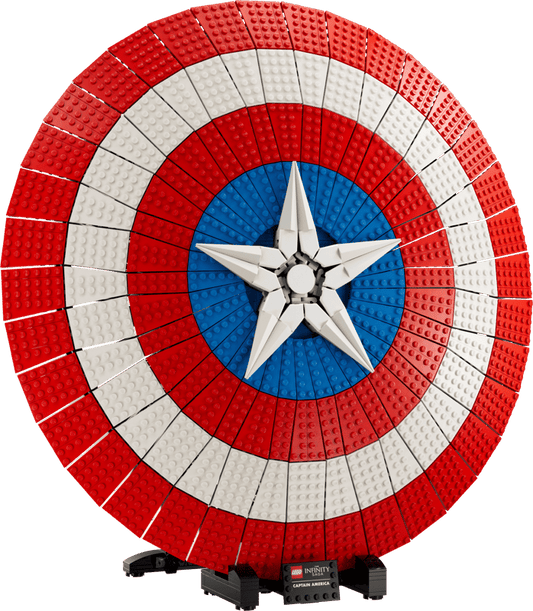 MOC Marvel Captain America's Shield 76262 | 3128 el. + 1 Figurka