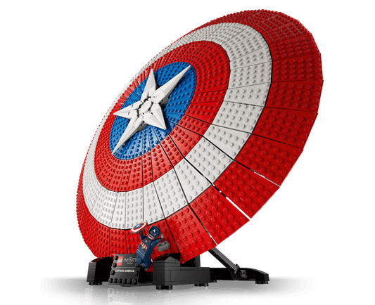 MOC Marvel Captain America's Shield 76262 | 3128 el. + 1 Figurka