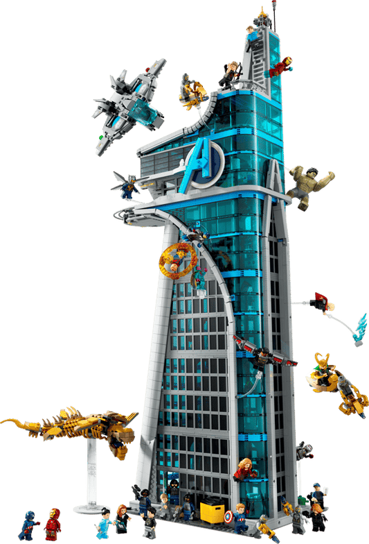 MOC Marvel Avengers Tower 76269 | 5201 el. + 31 Figurek
