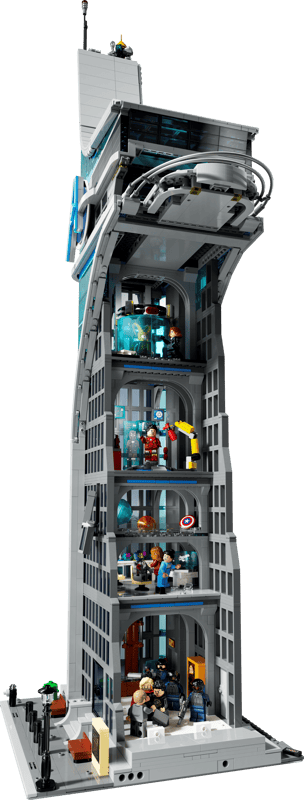 MOC Marvel Avengers Tower 76269 | 5201 el. + 31 Figurek