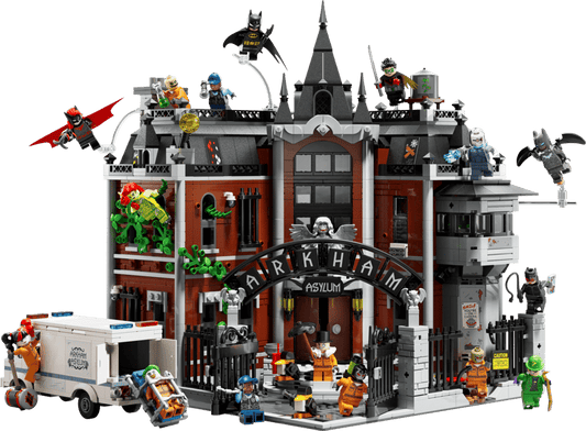 MOC DC Batman Arkham Asylum 76300 | 2953 el. + 16 Figurek