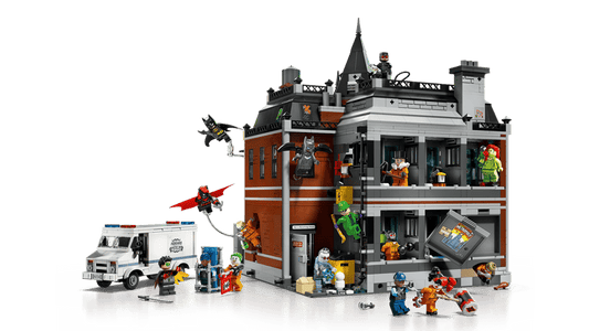 MOC DC Batman Arkham Asylum 76300 | 2953 el. + 16 Figurek