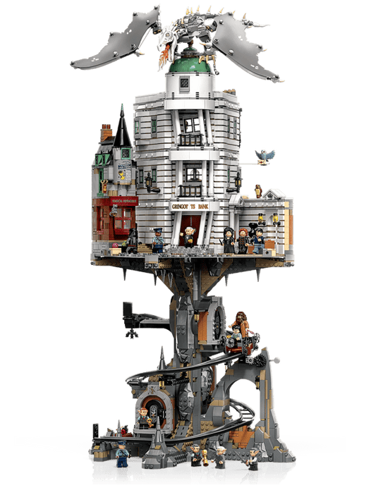 MOC Harry Potter Bank Gringotta 76417 | 4803 el. + 13 Figurek