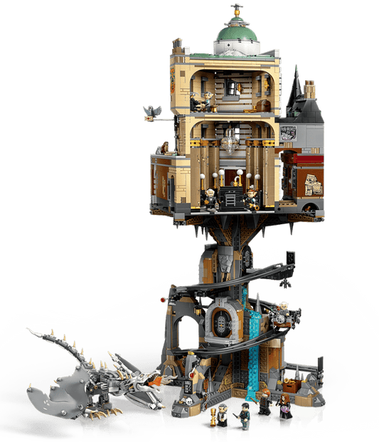 MOC Harry Potter Bank Gringotta 76417 | 4803 el. + 13 Figurek