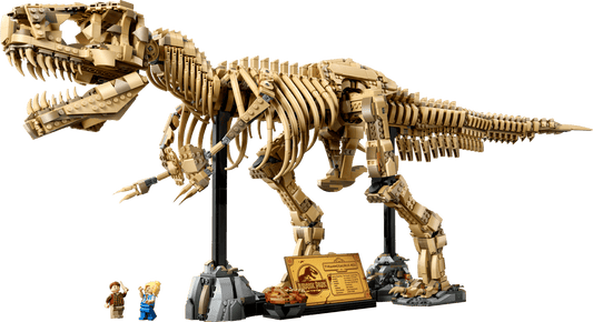 MOC Icons Szkielet T-Rex Jurassic Park 76968 | 3145 elementów + 2 Figurki