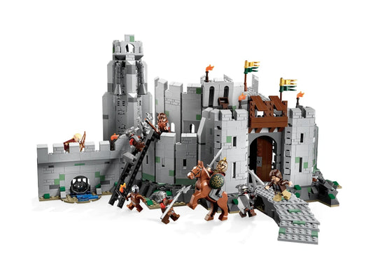 MOC Lord of the Rings Bitwa o Helmowy Jar 9474 | 1368 elementów + 8 Figurek