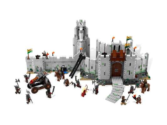 MOC Lord of the Rings Bitwa o Helmowy Jar 9474 | 1368 elementów + 8 Figurek